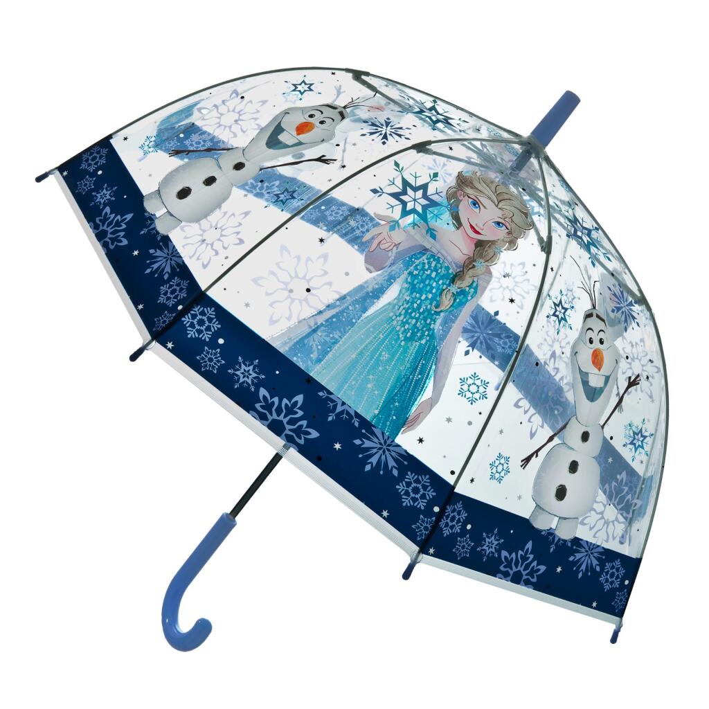 Disney Frozen Kids' Umbrella Blue/Transparent
