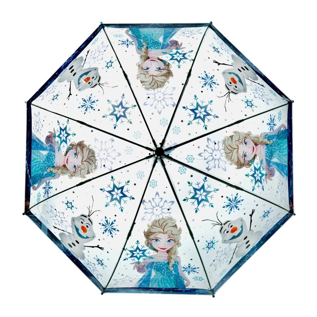 Disney Frozen Kids' Umbrella Blue/Transparent