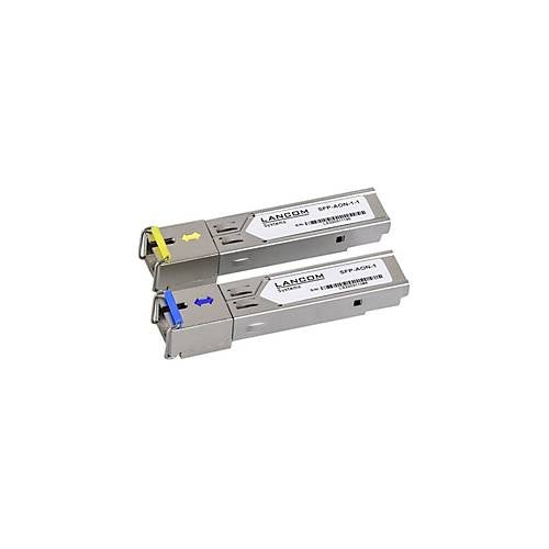 LANCOM SFP-BiDi1550-SC1 - SFP (Mini-GBIC)-Transceiver-Modul - GigE - 1000Base-BX20 - SC/UPC Einzelmodus - bis zu 20 km - 1310 nm / 1550 nm (Packung mit 2) afbeelding 1