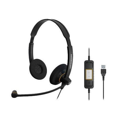 Sennheiser EPOS IMPACT SC 60 USB ML - Headset - On-Ear - kabelgebunden - USB - Schwarz mit orangefarbenen Akzenten (504547) afbeelding 4