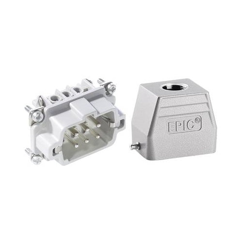 LappKabel Steckverbinder-Set EPIC®KIT H-BE 6 75009635 6 + PE Schrauben 1 Set (75009635) - 4044774418995 - image 1