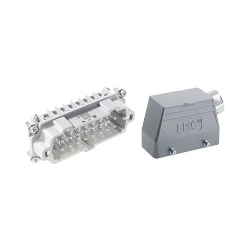 Lapp EPIC KIT H-BE 16 SS TS M25 - grey - Kupfer - silver - IP65 - 16 A - UL 508 / UL 2237 IEC 61984 - UL 1977 (75009646) afbeelding 1
