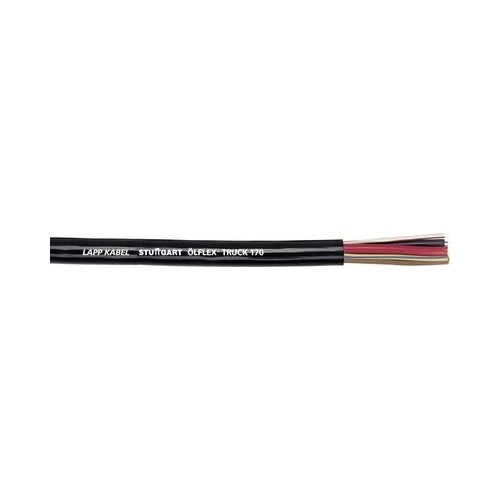 LAPP ÖLFLEX® TRUCK 170 Fahrzeugleitung 2 x 1.50 mm² Schwarz 7027000 50 m (7027000) afbeelding 1