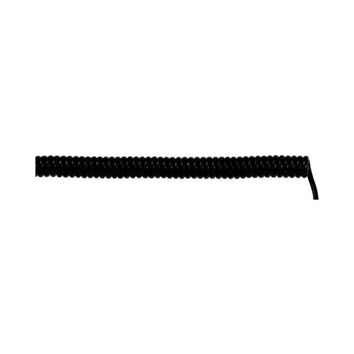 LAPP 73220257 Spiralkabel UNITRONIC® SPIRAL 300 mm / 1200 mm 5 x 0.25 mm² Schwarz 1 St. (73220257) afbeelding 1