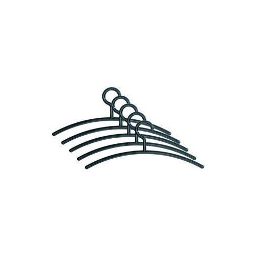 kerkmann Kunststoff-Kleiderbügel, schwarz Stärke: 10 mm, Länge: 460 mm, gebogen - 1 Stück (6004) - 4044917190009 - image 1