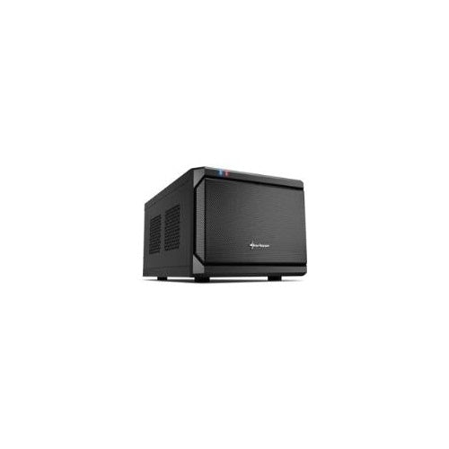 Sharkoon QB ONE - Tower - ITX - keine Spannungsversorgung - Schwarz - USB/Audio (4044951016433) afbeelding 1