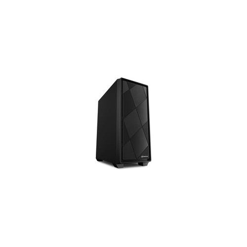 Sharkoon VS8. Formfaktor: Tower, Typ: PC, Produktfarbe: black. Durchmesser unterstützte Vorderseitenlüfter: 120 mm, Installierte Lüfter hinten: 1x 120 mm, Durchmesser unterstützter Rückseitenlüfter: 120 mm. Unterstützte Hard-Disk Drive Größ afbeelding 1