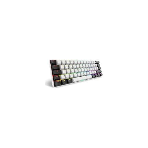 Sharkoon Skiller SGK50 S4 Gen2 weiss DE-Layout Gateron Yellow (4044951041886) afbeelding 1