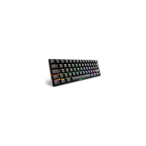 Sharkoon Skiller SGK50 S4 Gen2 schwarz DE-Layout Gateron Yellow (4044951041923) afbeelding 1