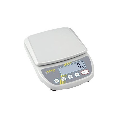 Kern Briefwaage Wägebereich (max.) 12 kg Ablesbarkeit 1 g netzbetrieben, batteriebetrieben white (EMS 12K1) afbeelding 1