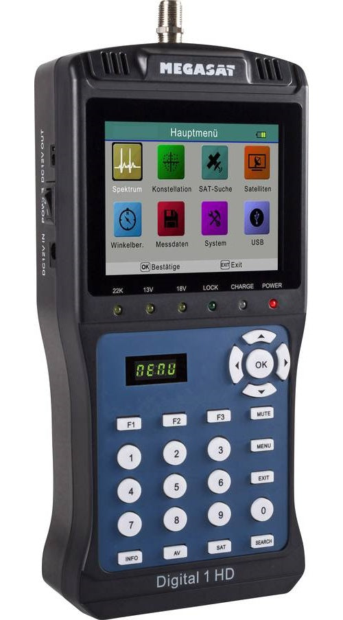 Megasat Digital 1 HD - Satellitensignal-Messgerät für Satellitenantenne (Digital 1 HD) afbeelding 1