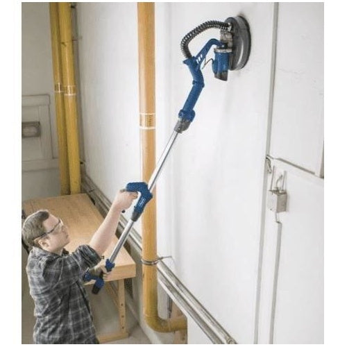 Ponceuse pour murs et plafonds télescopique SCHEPPACH DS920X - 210 mm - 710W (Livrée avec 1 tuyau 4m, 6 disques abrasifs) afbeelding 4