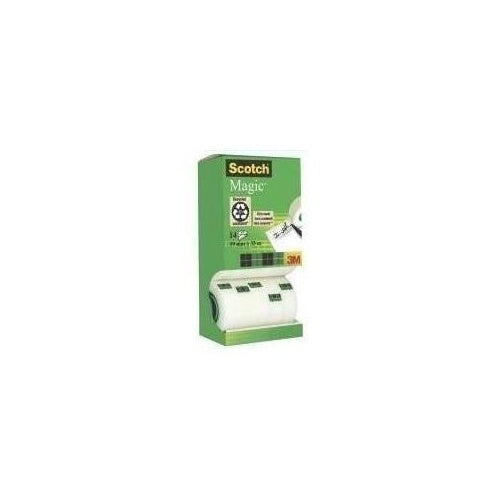 3M Scotch Klebefilm Magic 810, 19 mm x 33 m, 10+4 GRATIS Kerndurchmesser: 25 mm, Promotion-Tower - 1 Stück (8-1933R14) afbeelding 1