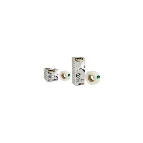 3M Scotch Magic Klebefilm 900, 19 mm x 33 m, 9er-Pack von Hand einreißbar, aufgeklebt unsichtbar, einreißbar, - 9 Stück (90019339) - 4046719270729 - image 1