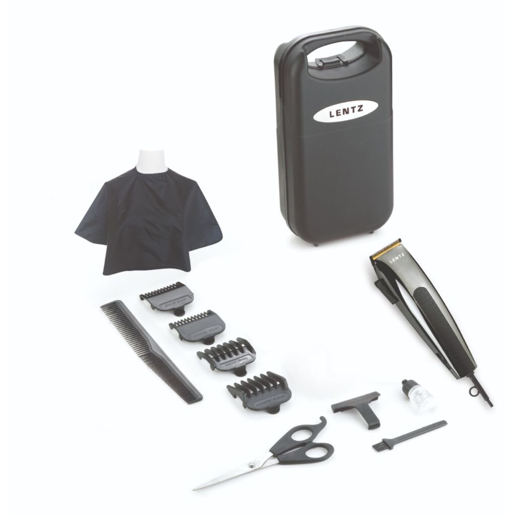 Lentz Hairdresser Set with Chrome Finish