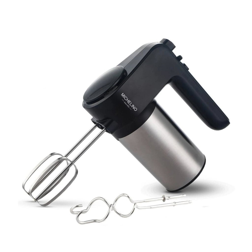 Michelino 74327 Hand Mixer Black/Stainless Steel - 6 Speeds