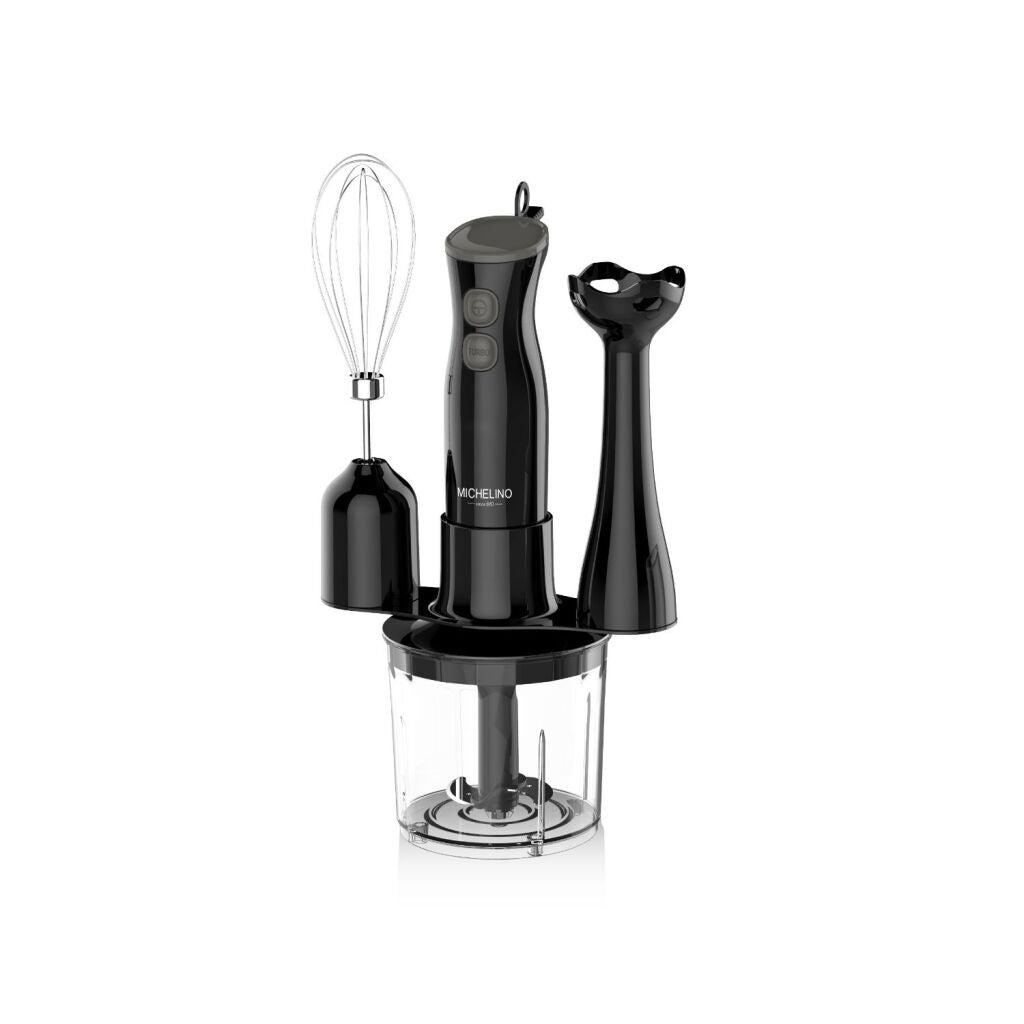 Michelino 74237 Hand Blender Black - 3-in-1, 250W