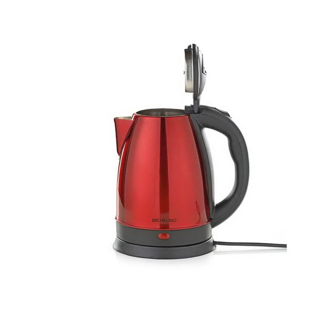 Michelino 1.8 L 1800W Red/Black Kettle for Fast Boiling