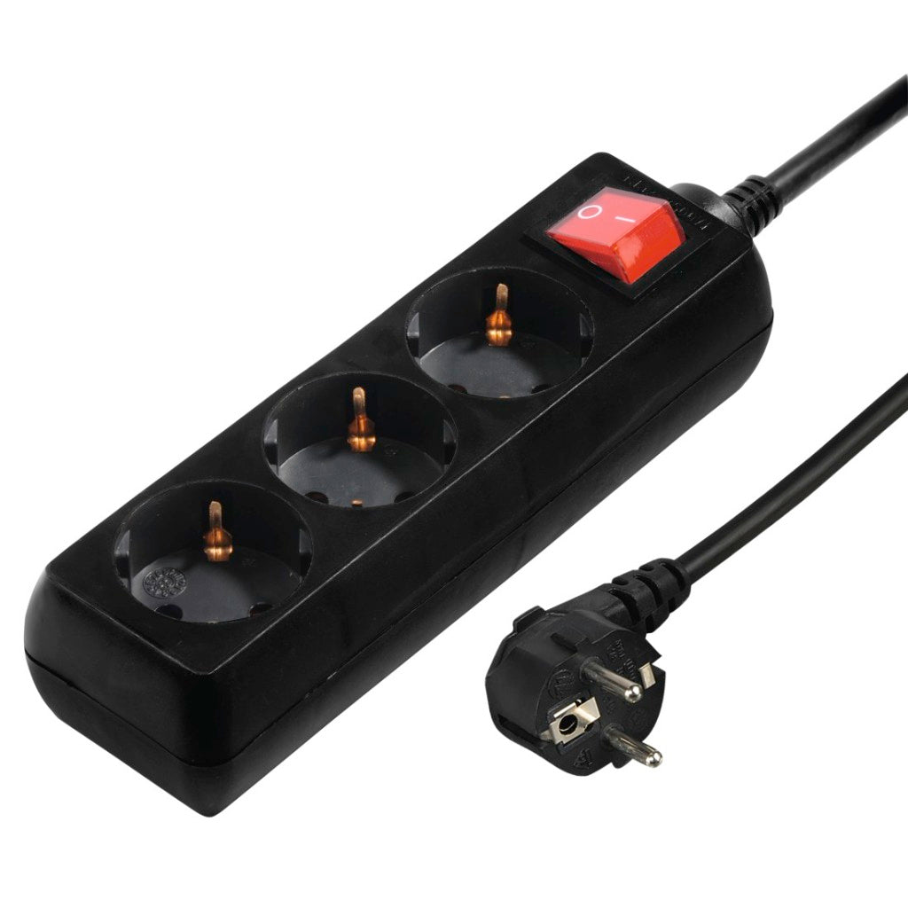 Hama Distribution Panel 3 Sockets with Switch 5 m White