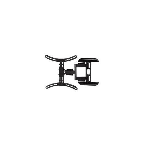 Hama FULLMOTION TV Wall Bracket, 1 star, XL - Befestigungskit (Wandbefestigung, 2 Wandplattenabdeckungen, 4 Kabelführungen) - für TV - Stahl - Schwarz - Bildschirmgröße: 58-142 cm (23"-56") (00118619) afbeelding 1