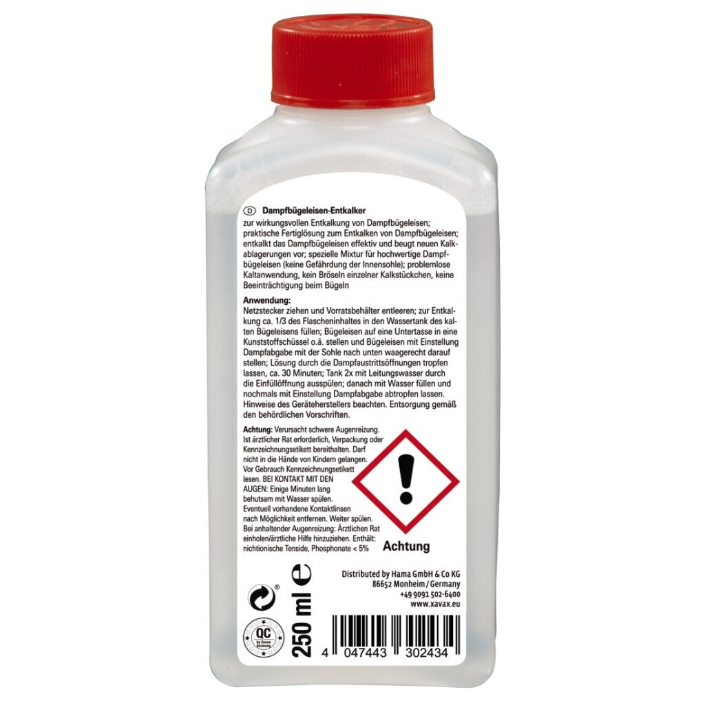 Xavax Descaler for Steam Irons 250 ml