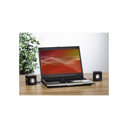 Hama "Sonic Mobil 469,90cm (185") - Lautsprecher - für PC - 3 Watt (Gesamt) - black/silver (00173132) afbeelding 2