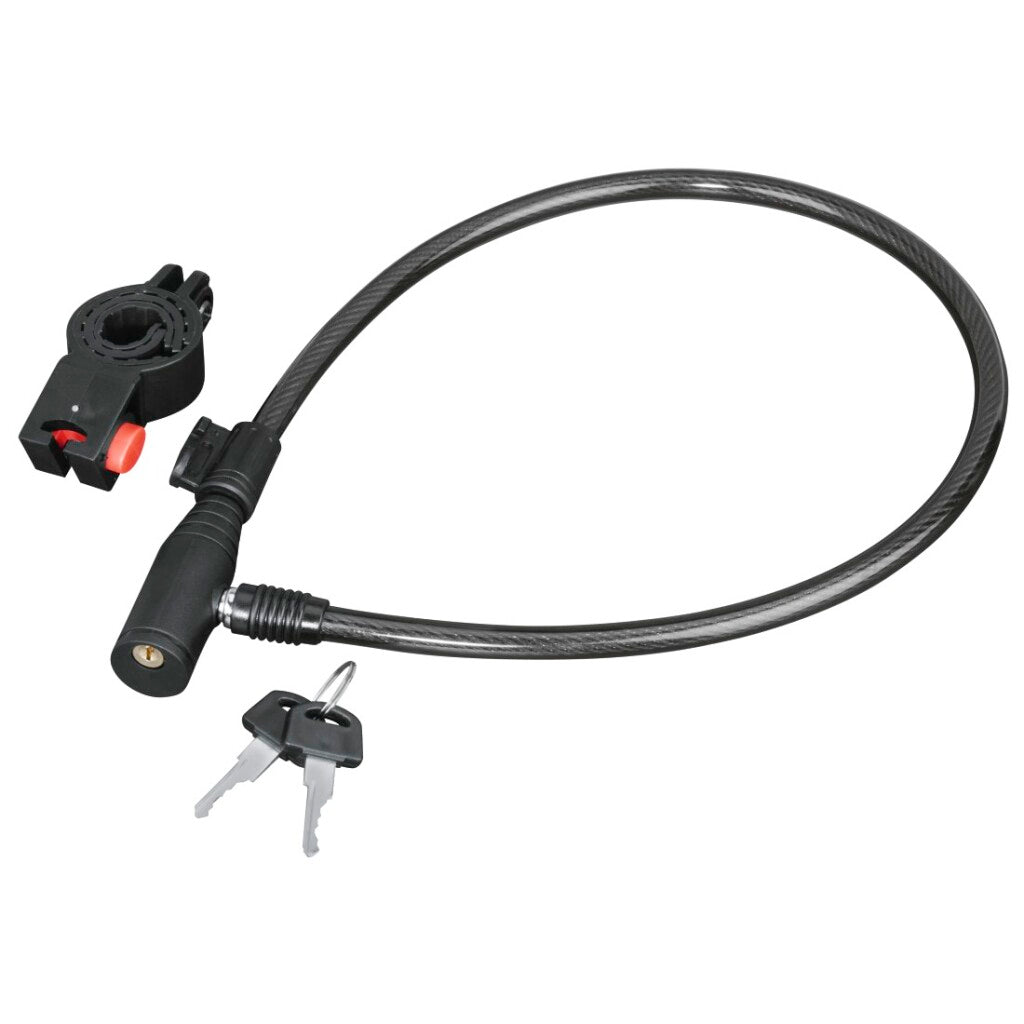 Hama Bicycle Cable Lock - 65 cm - Black