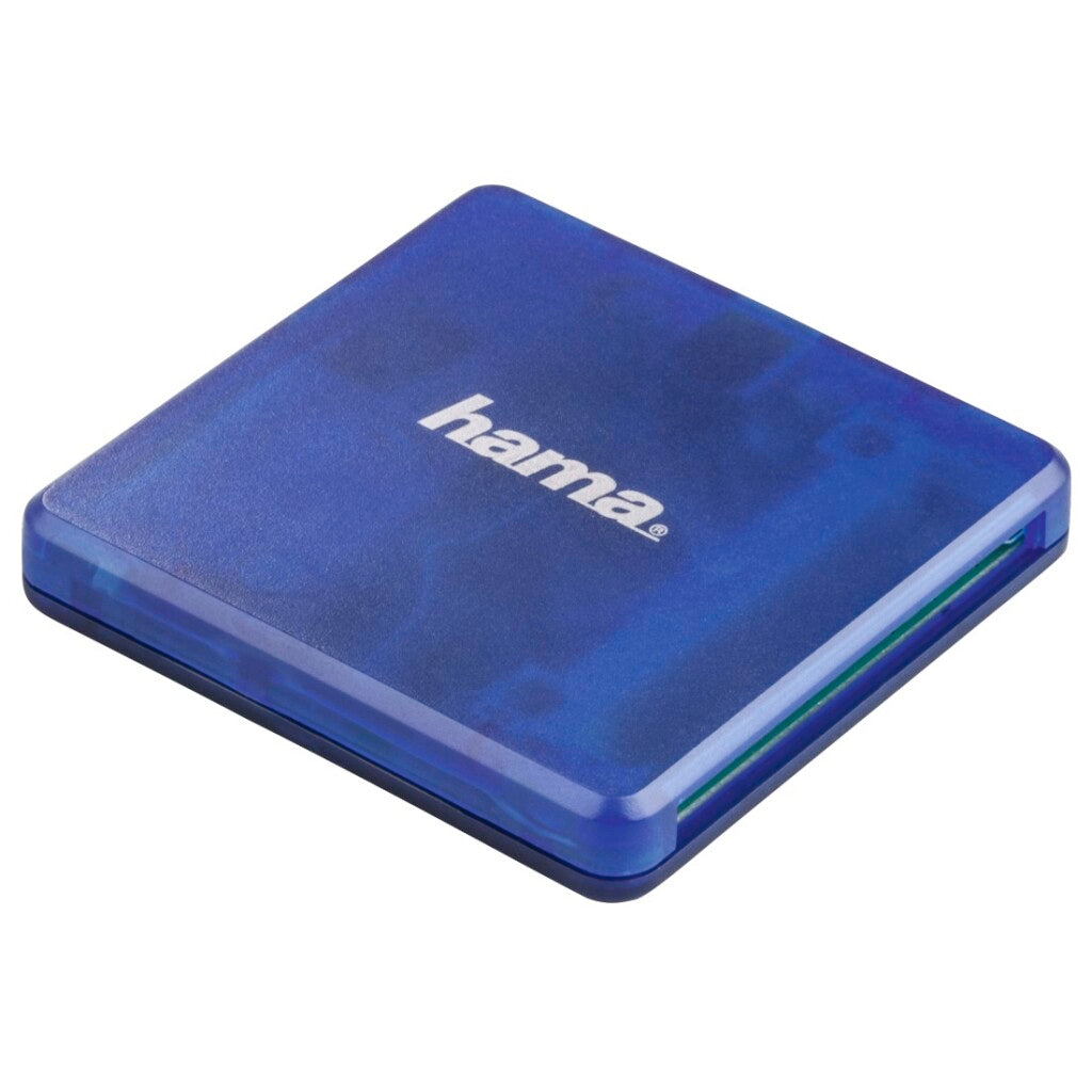 Hama USB 2.0 Multi-Card Reader SD/microSD/CF Blue