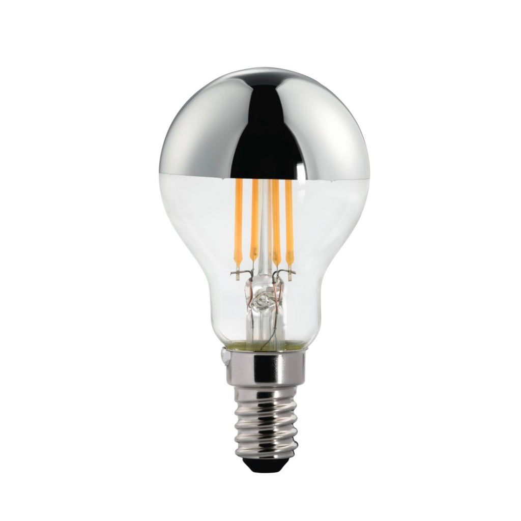 Xavax LED Filament E14 400lm Replaces 35W Droplet Bulb Warm White
