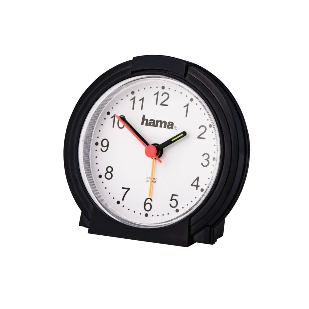 Hama Classic Alarm Clock Low Noise - Black/White
