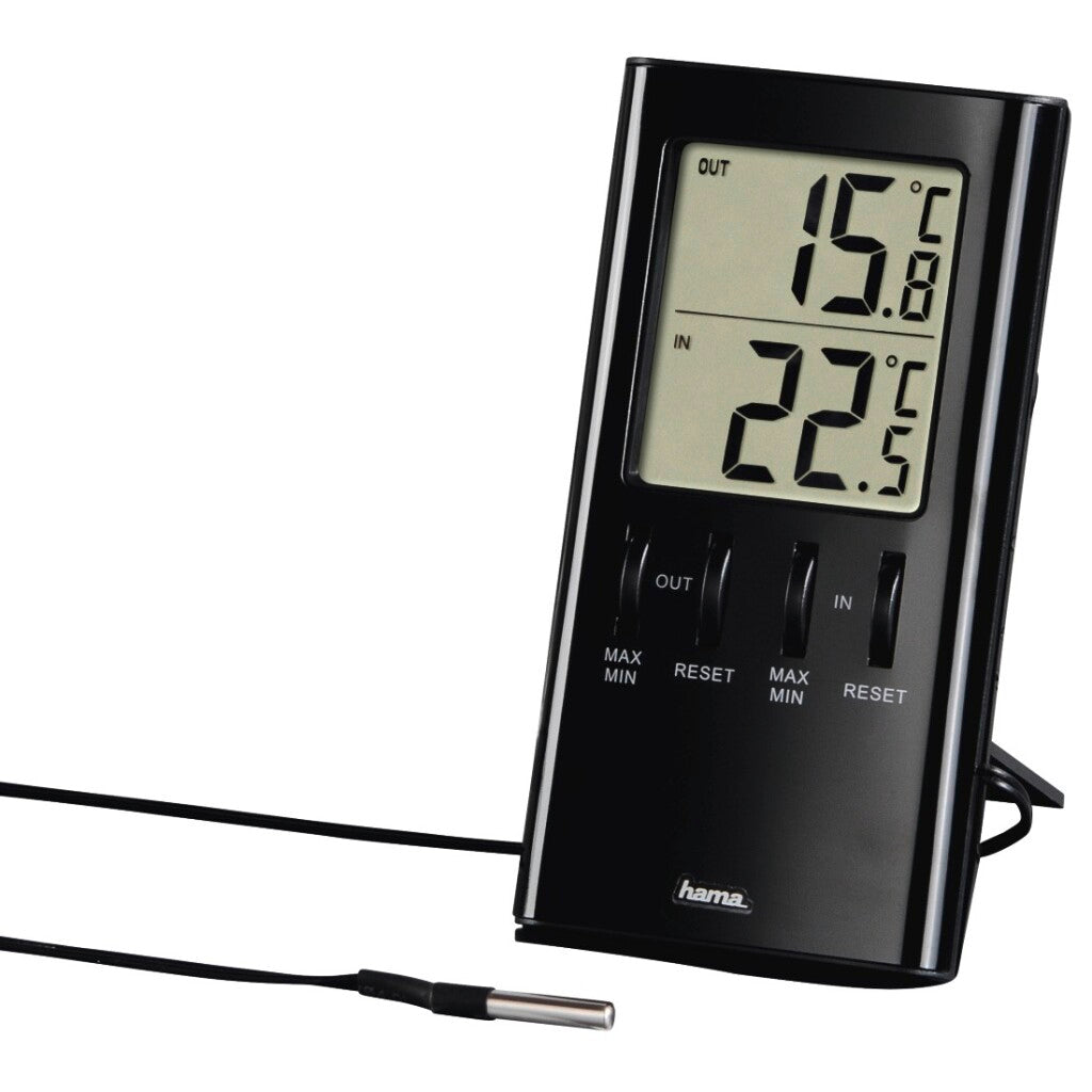Hama LCD Thermometer T-350 Black