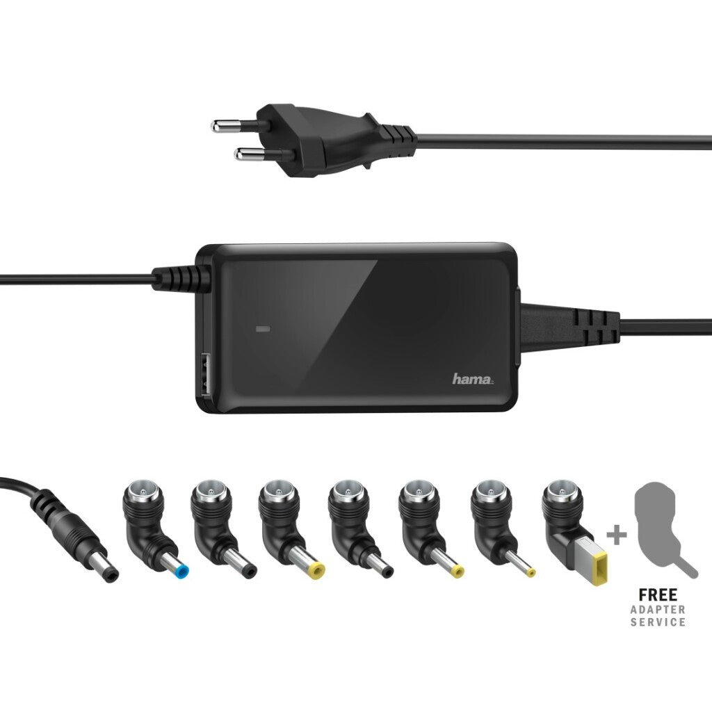 Hama Universal Notebook Power Adapter Slim & Light 19V/65W