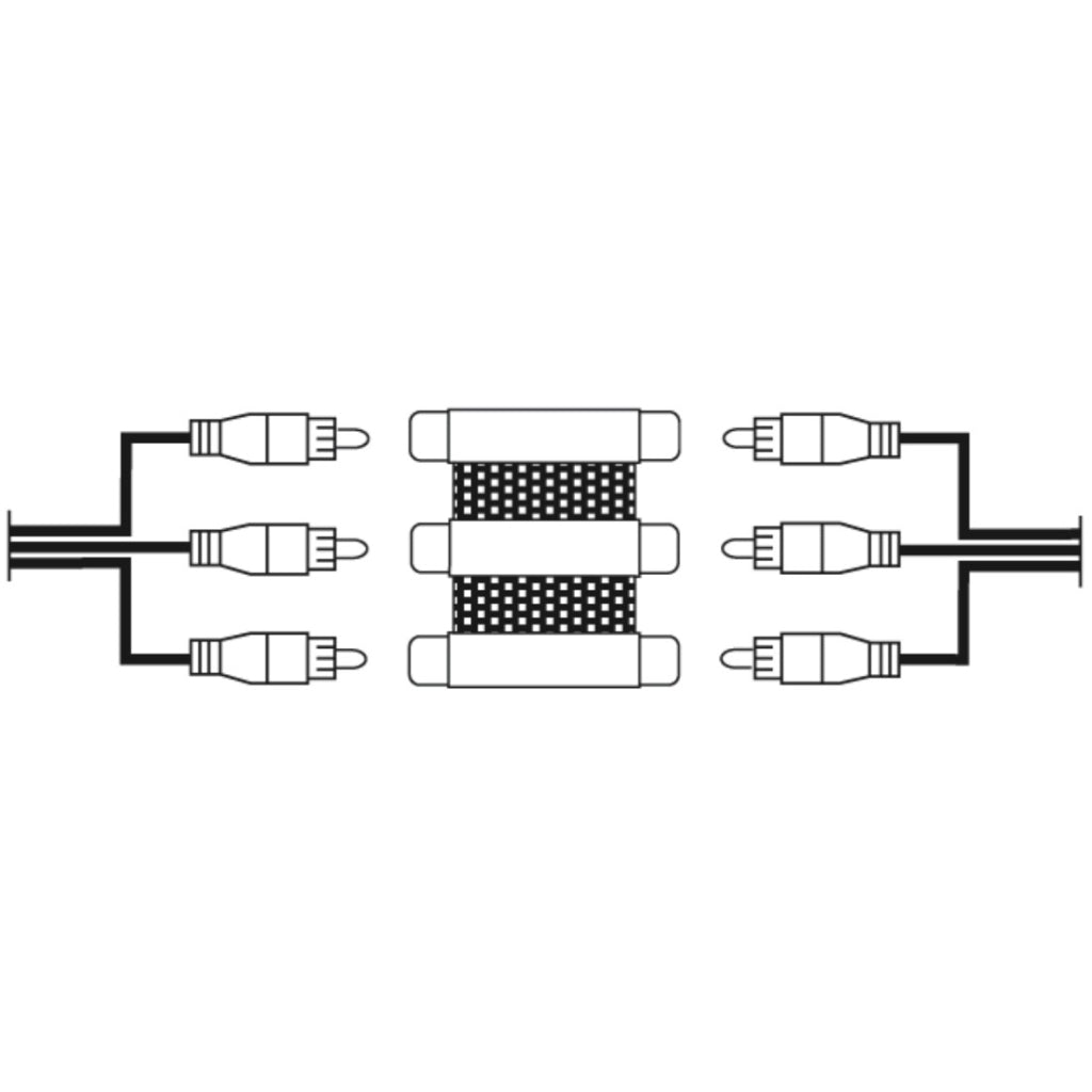 Hama Video Adapter 3 RCA Connectors