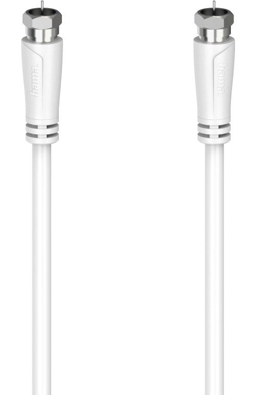 Hama Anschluss-/Verbindungskabel, a) von 1x F-Stecker, b) auf 1x F-Stecker, 10 Meter, doppelt geschi (00205066) afbeelding 1