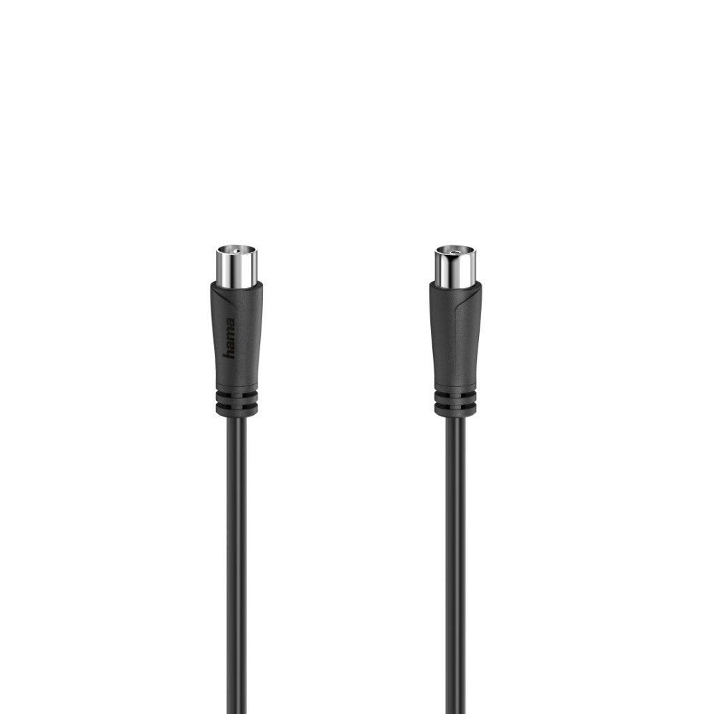 Hama Antenna Cable Coax Plug - Coax Coupling 3.0 M 90 dB Black