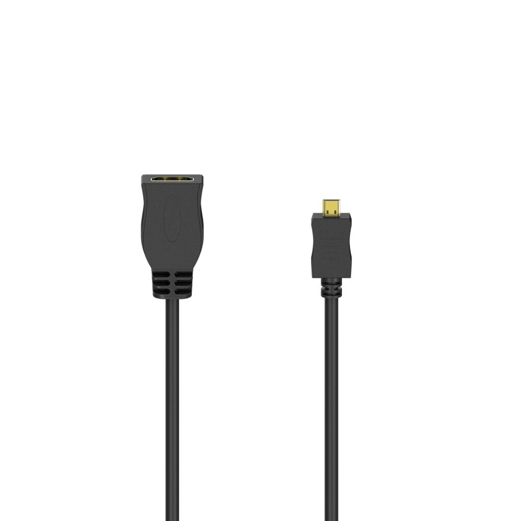 Hama HDMI Cable Adapter Type D Micro to Type A Gold-Plated 10 m