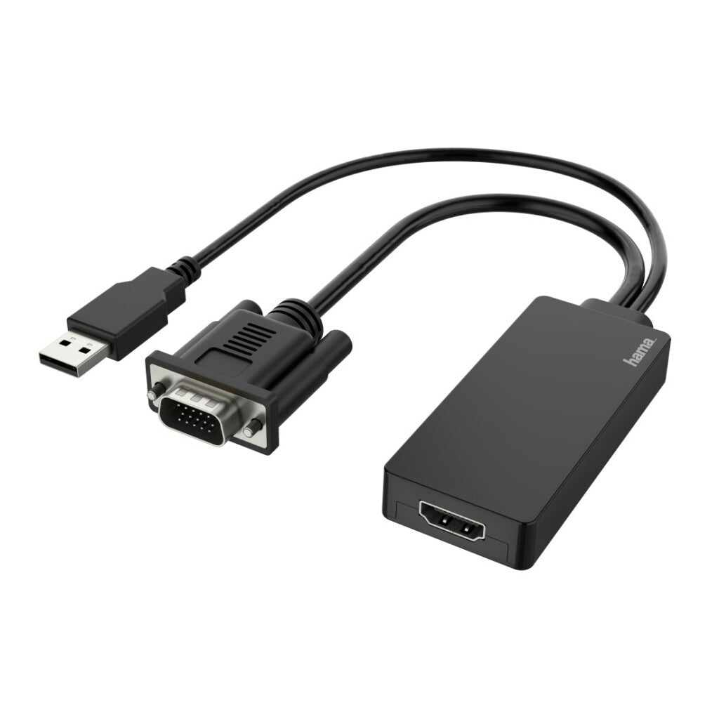 Hama Video Adapter VGA+USB Plug - HDMI™ Connection Full-HD 1080p