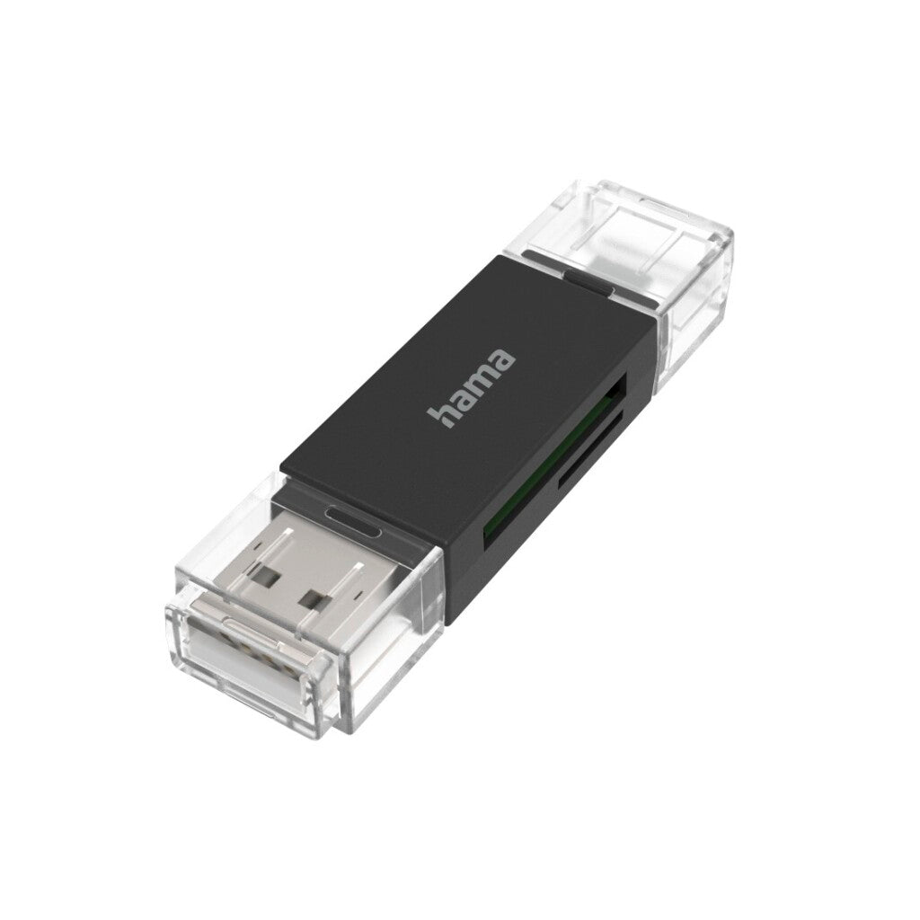 Hama USB card reader OTG USB-A + Micro-USB USB 2.0 SD/microSD