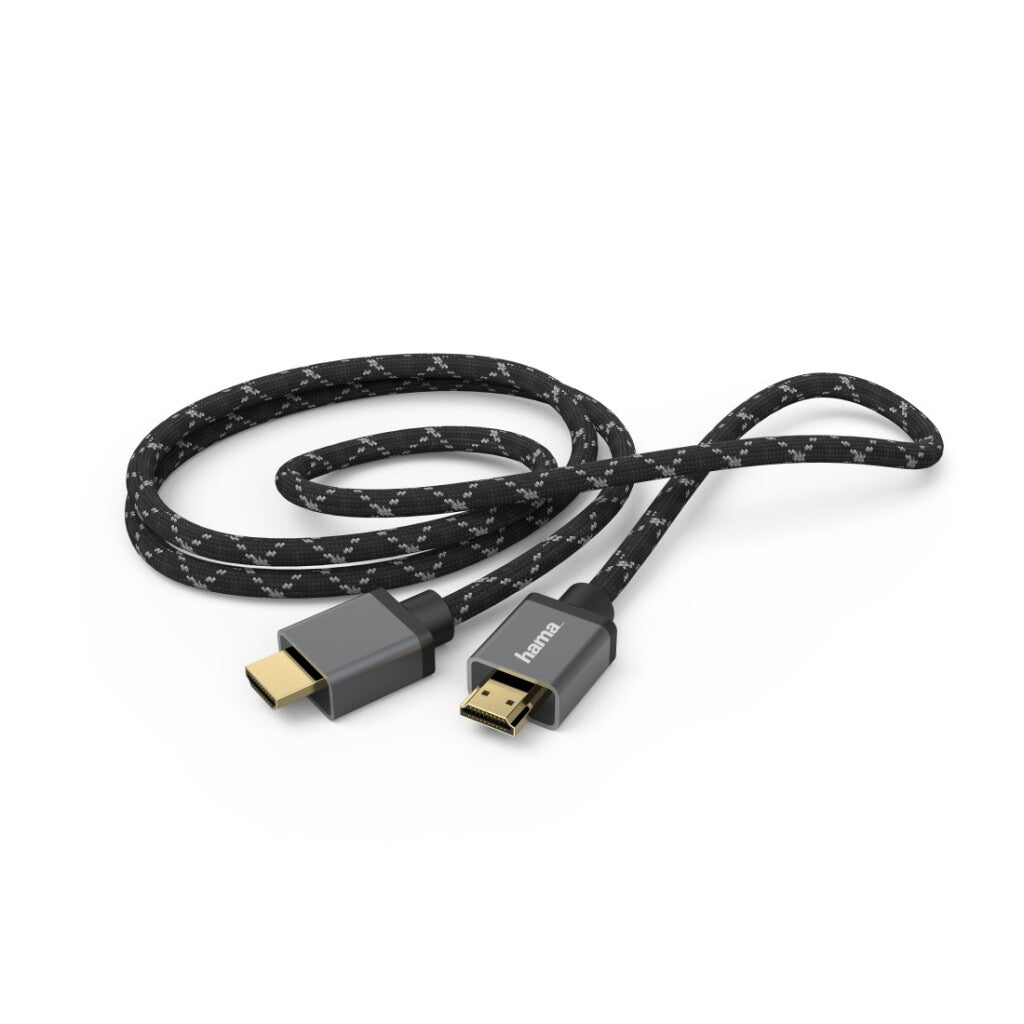 Hama HDMI Cable Ultra High Speed Gold Plated 8K 3 m Aluminum/Black