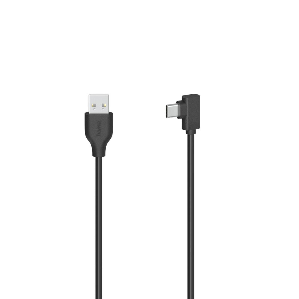 Hama USB-C Cable USB-C Plug - USB-A Plug 90° USB 2.0 480 Mbit/s 0.75 M