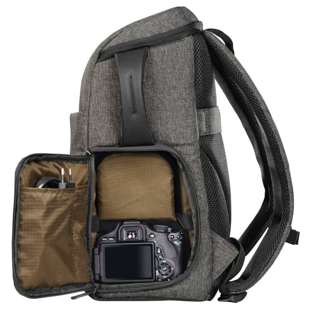 Hama Camera Backpack Terra 140 Grey - Ergonomic Backpack for Camera Equipment