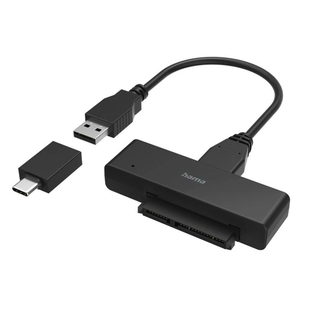 Hama USB Adapter for Hard Drives for 2.5 and 3.5 SSD and HDD Hard Drives