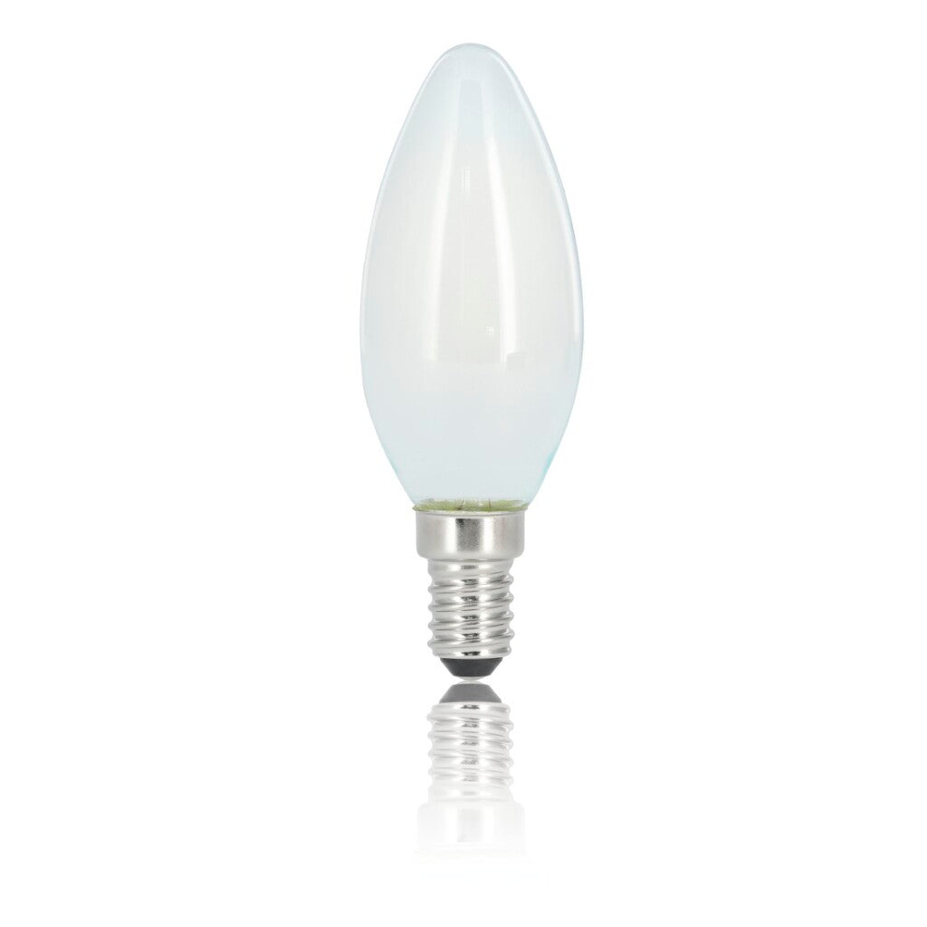 Xavax LED Filament Candle Bulb Dimmable E14 470lm Matte Warm White