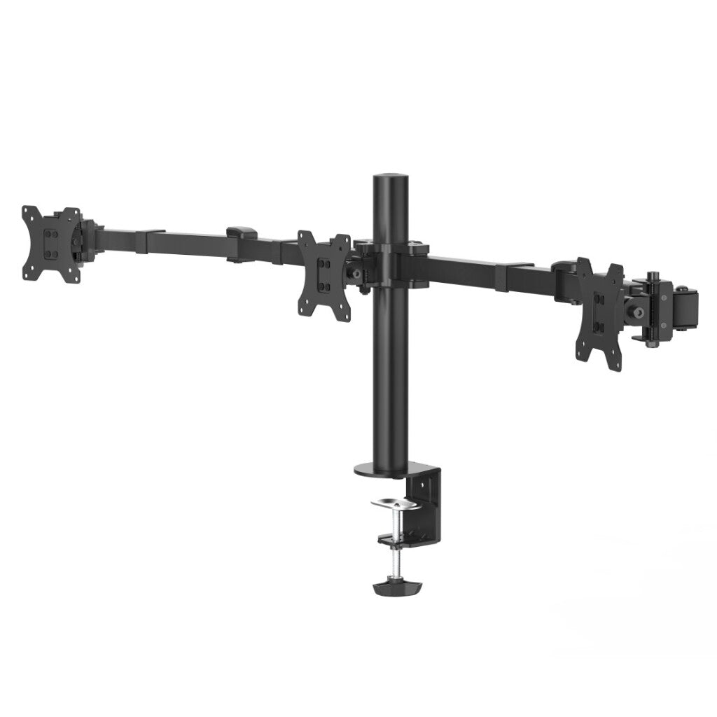 Hama Monitor Mount for 3 Monitors Height Adjustable Swivel/Tilt 13 - 27