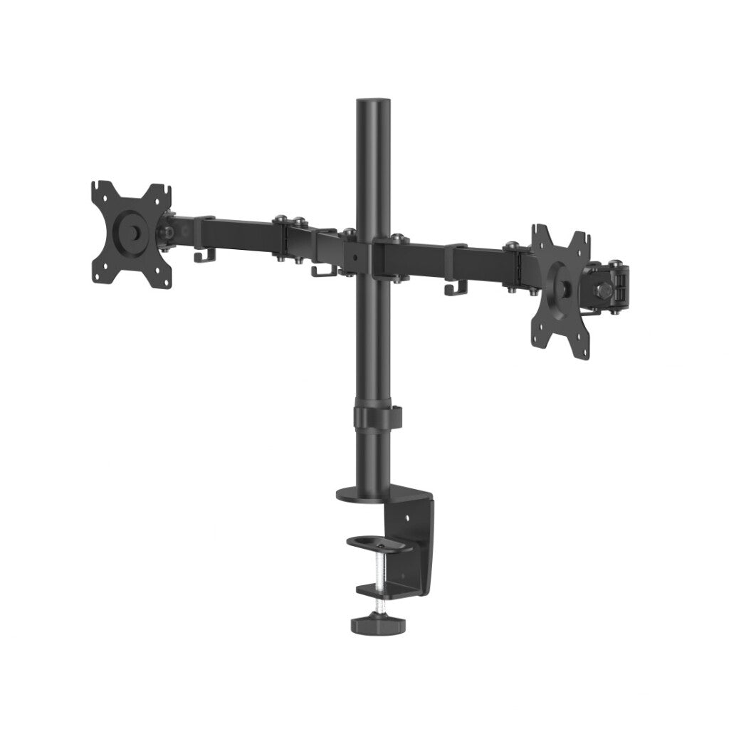 Hama Monitor Mount for 2 Monitors Height Adjustable Swivel/Tilt 13 - 32