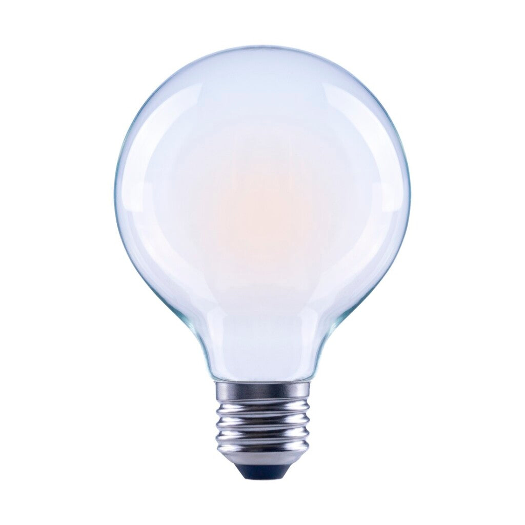 Xavax LED Filament Globe Lamp E27 470lm 4W Warm White Matte G80