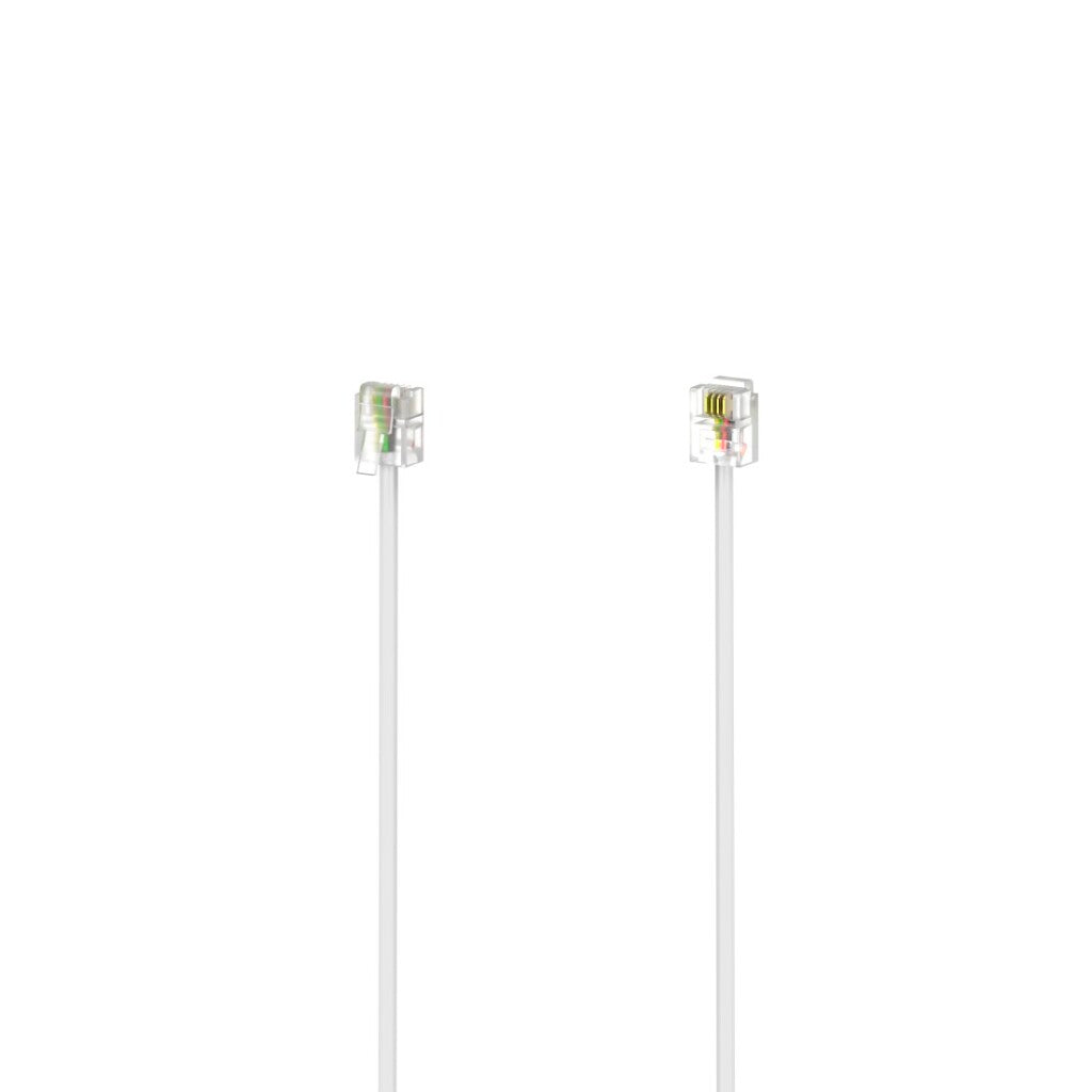 Hama Modular Cable Plug 6p4c 10 M White