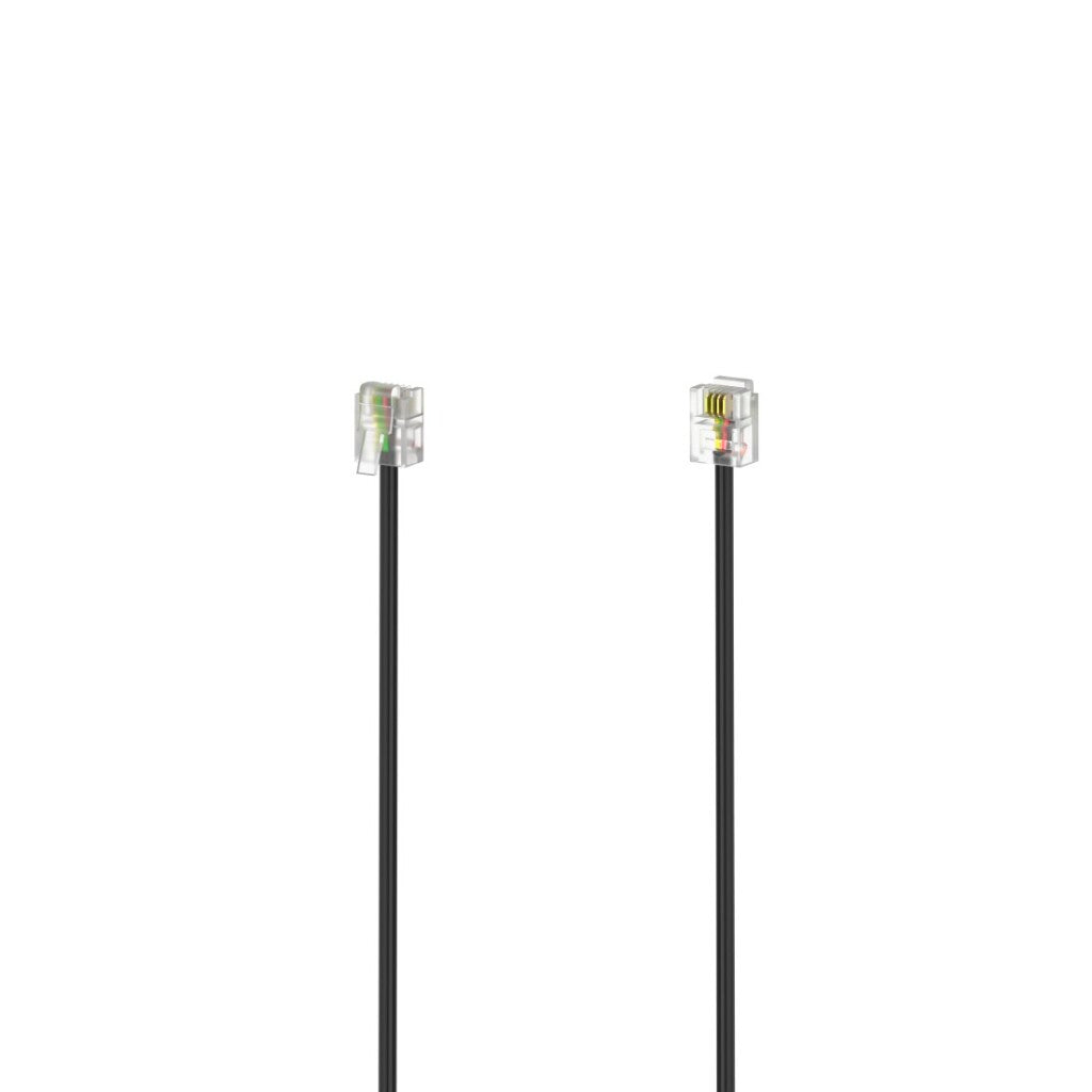Hama Modular Cable Plug 6p4c 10 M Black