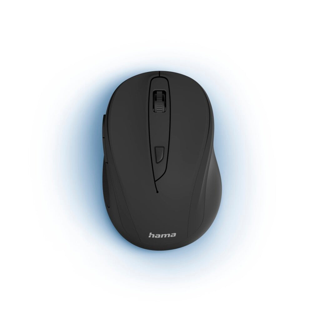 Hama Optical Wireless Mouse MW-400 V2 Ergo USB Receiver Black - 6 Buttons