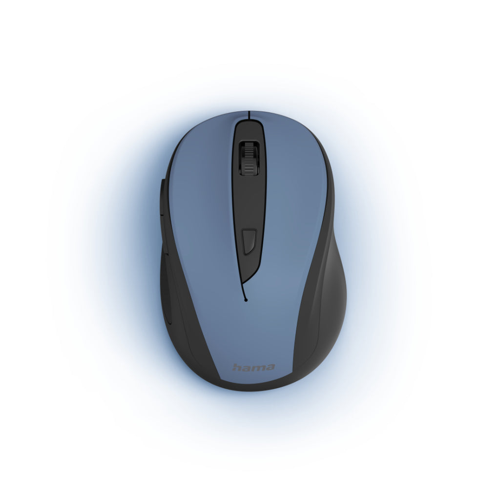 Hama Optical Wireless Mouse 6 Buttons MW-400 V2 Ergo USB-On Denim